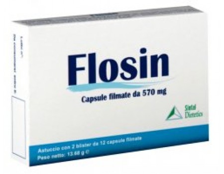 Flosin 570 mg. 24 capsules